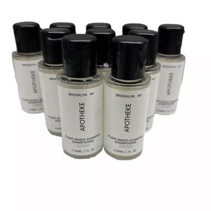 Apotheke Plant-based Shampoo 1 oz, Scent: Canvas - Set of 10 - Travel Size